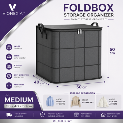 VIONEXIA™ FoldBox Storage Organizer