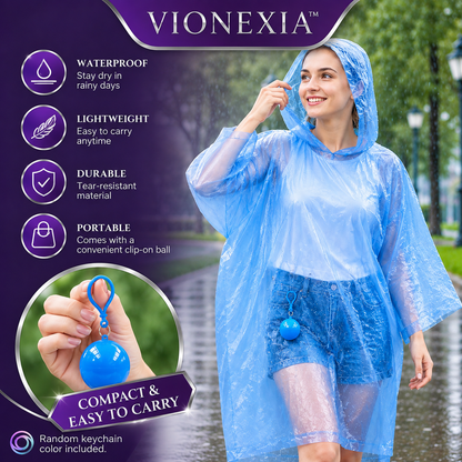 VIONEXIA™ RainPod Pro Compact Rain Poncho