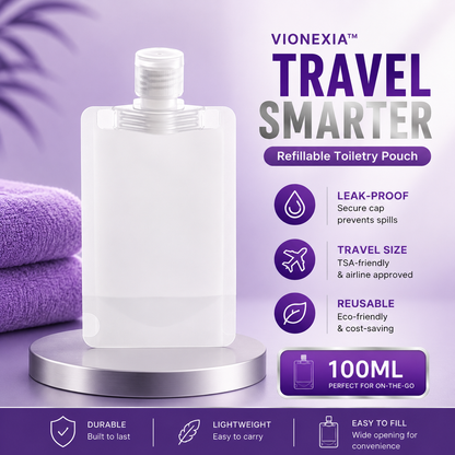 VIONEXIA™ FlexFill Travel Bottle