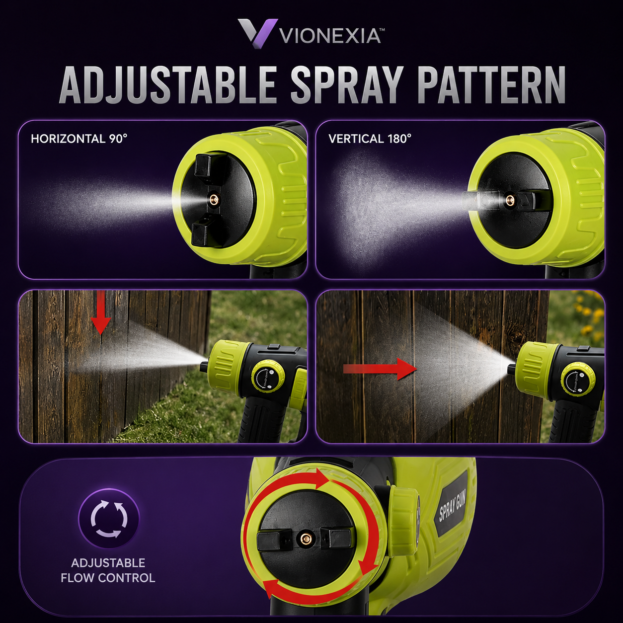 VIONEXIA™ SprayPro Cordless Paint Sprayer