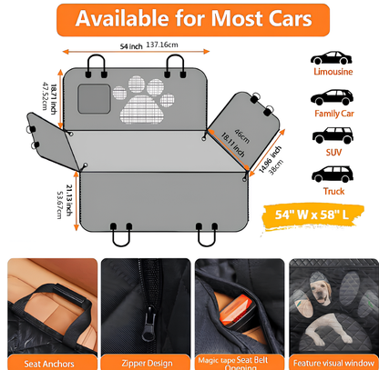 Comfy4Pets™ Waterproof Dog Car Seat 🔥