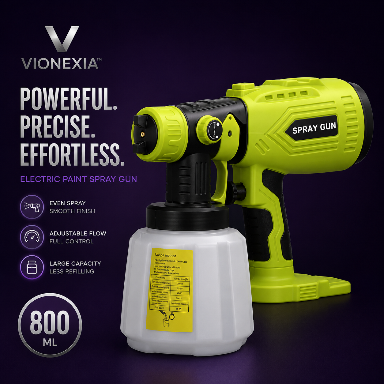 VIONEXIA™ SprayPro Cordless Paint Sprayer