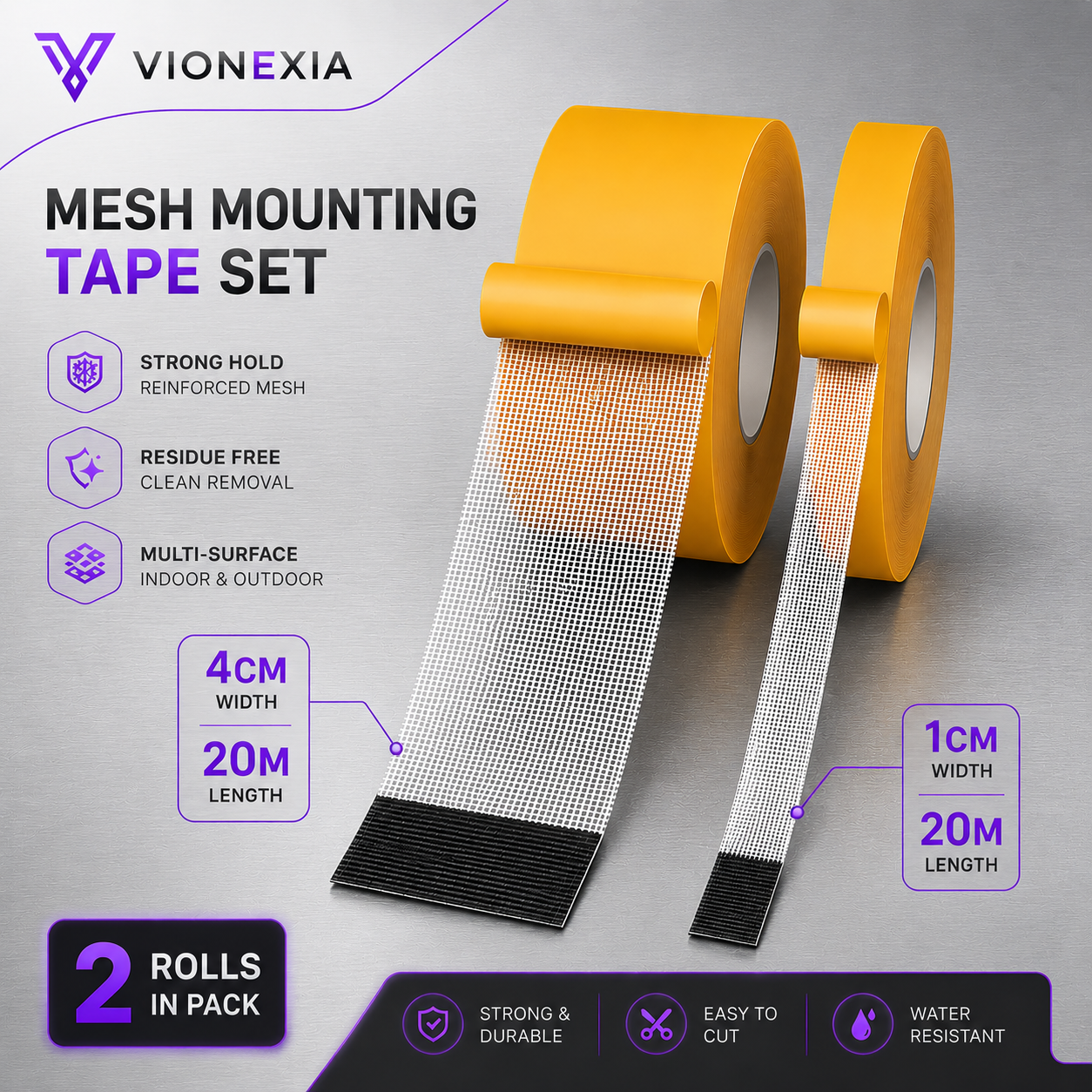 VIONEXIA™ GripMesh Mounting Tape