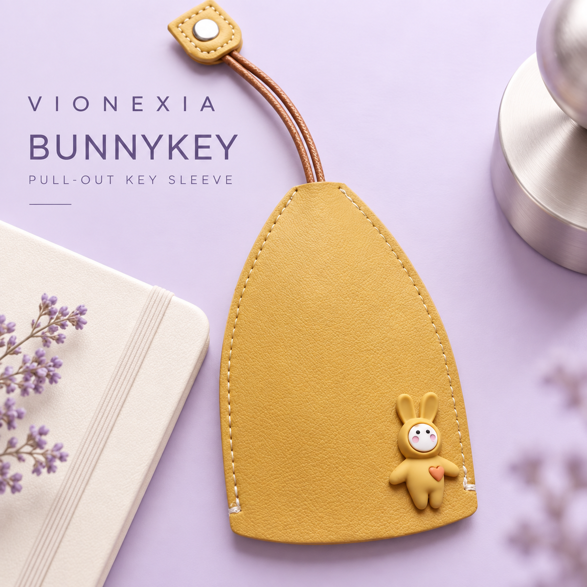 VIONEXIA™ BunnyKey – Pull-Out Key Sleeve
