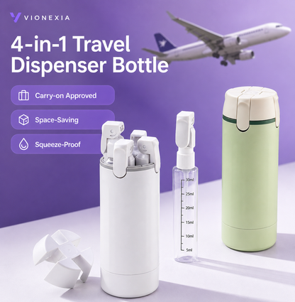 VIONEXIA™ TravelFlow 4-in-1 Dispenser