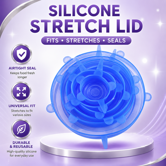 VIONEXIA™ FlexSeal Silicone Stretch Lids (6-Pack)