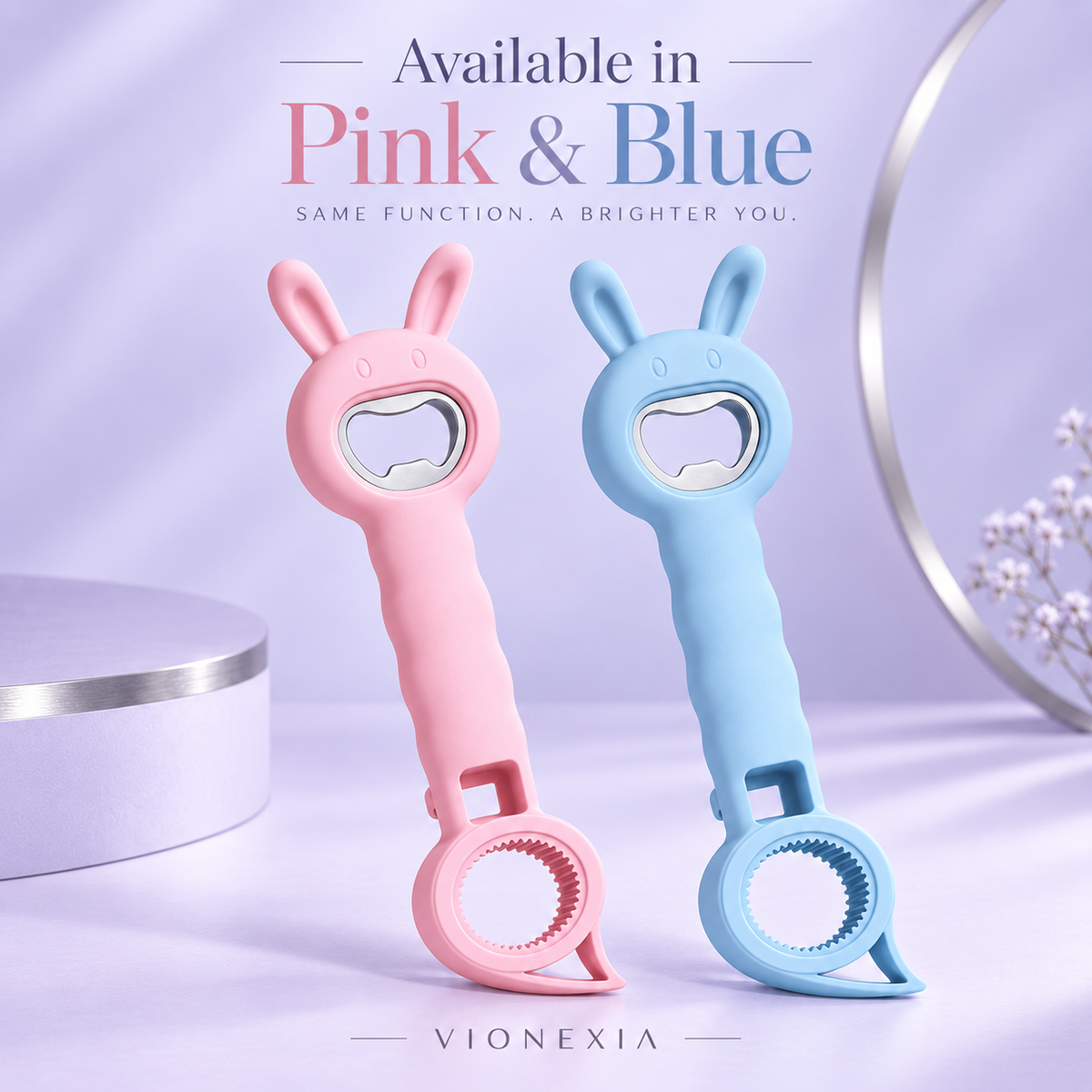 VIONEXIA™ BunnyOpen Pro – 4-in-1 Multi Opener