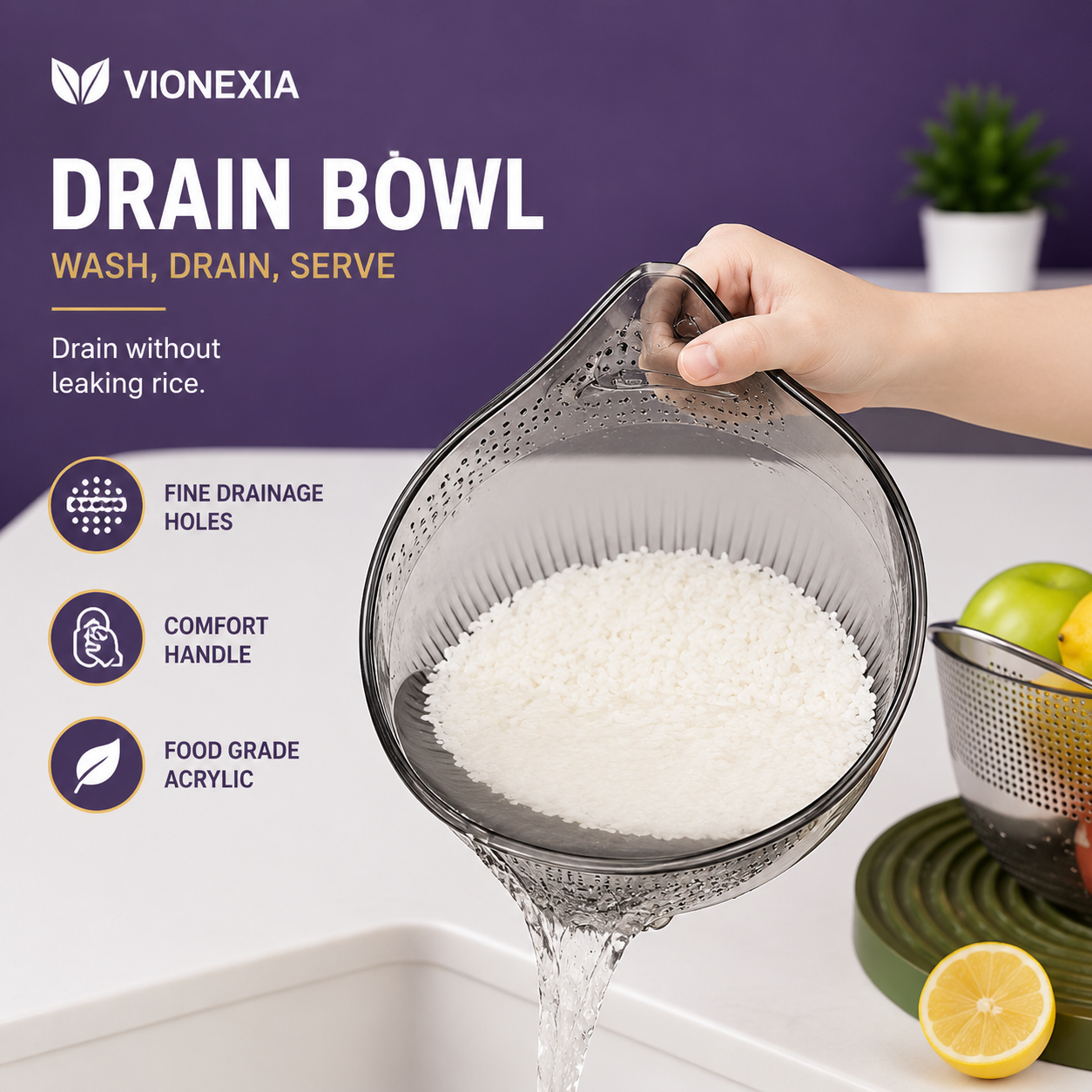 VIONEXIA™ DrainPro Bowl