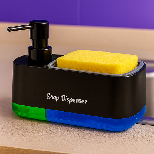 VIONEXIA™ DuoClean™ – 2-in-1 Soap Dispenser & Sponge Holder