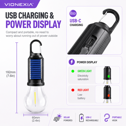 VIONEXIA™ Solar Camping Light