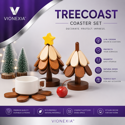 VIONEXIA™ TreeCoast Coaster Set