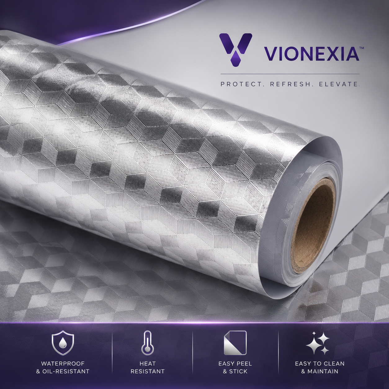 VIONEXIA™ HeatGuard Aluminum Kitchen Shield
