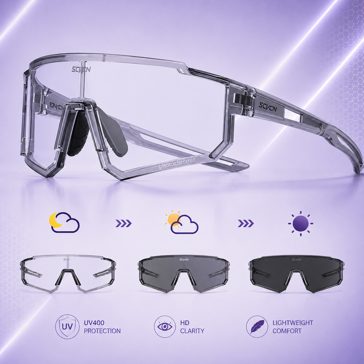 VIONEXIA™ AdaptiveVision Shield Glasses