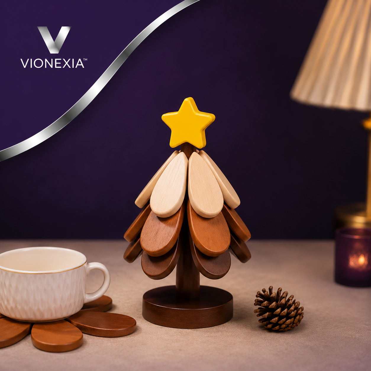 VIONEXIA™ TreeCoast Coaster Set