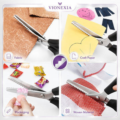 VIONEXIA™ EdgeCut Pro Pinking Scissors