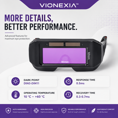 VIONEXIA™ AutoShade Pro Welding Glasses