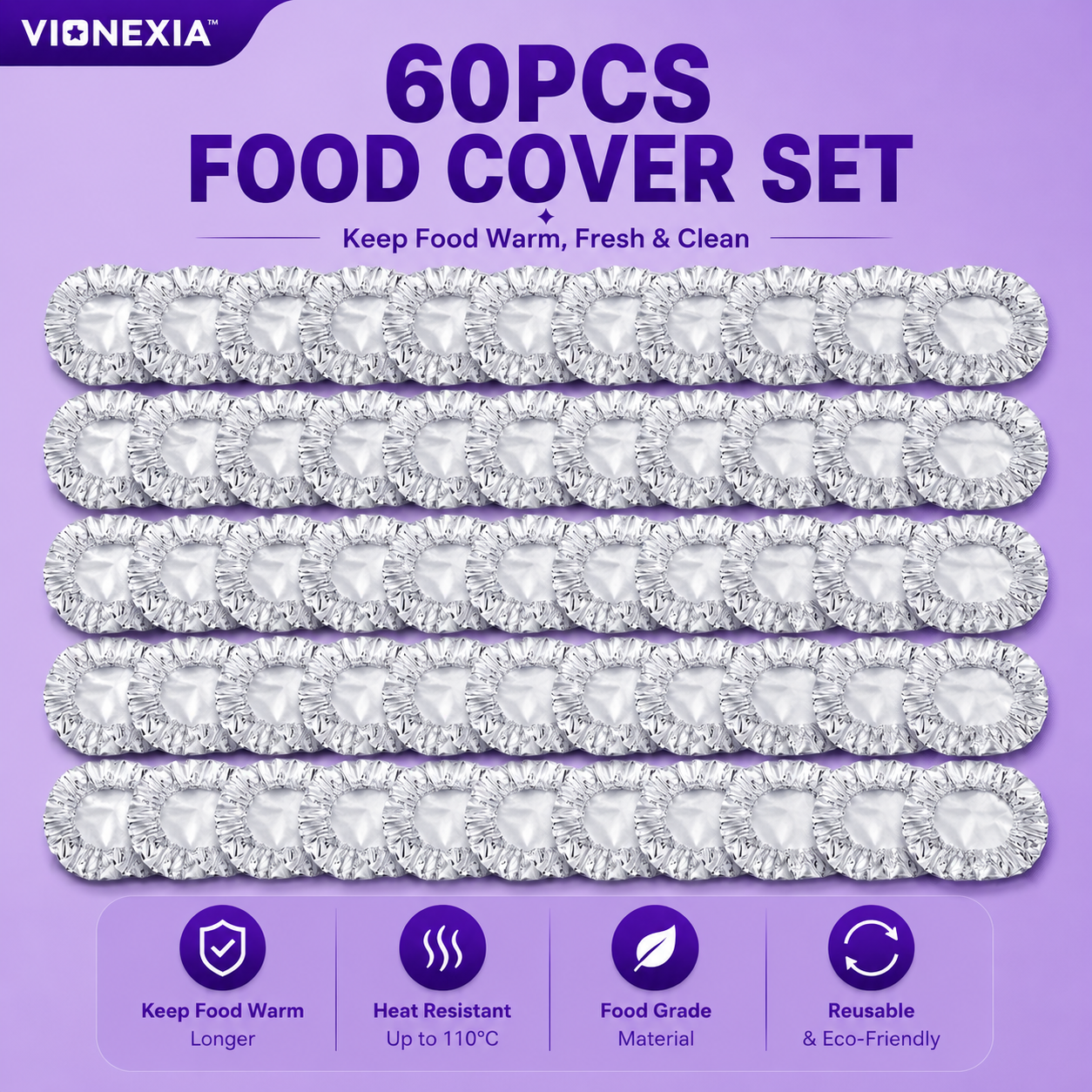 VIONEXIA™ HeatLock Food Covers