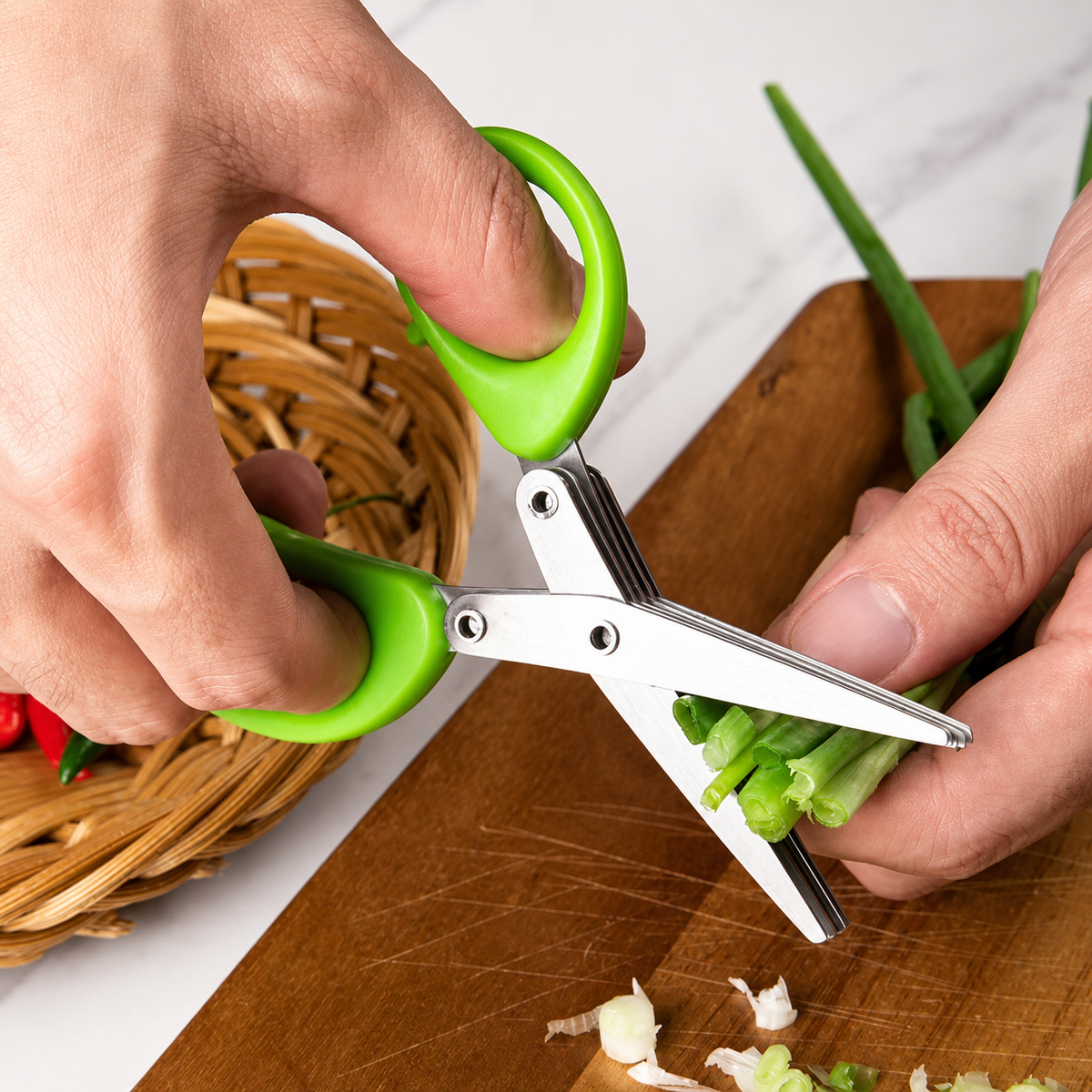 VIONEXIA™ HerbSlice Pro 5-Layer Kitchen Scissors