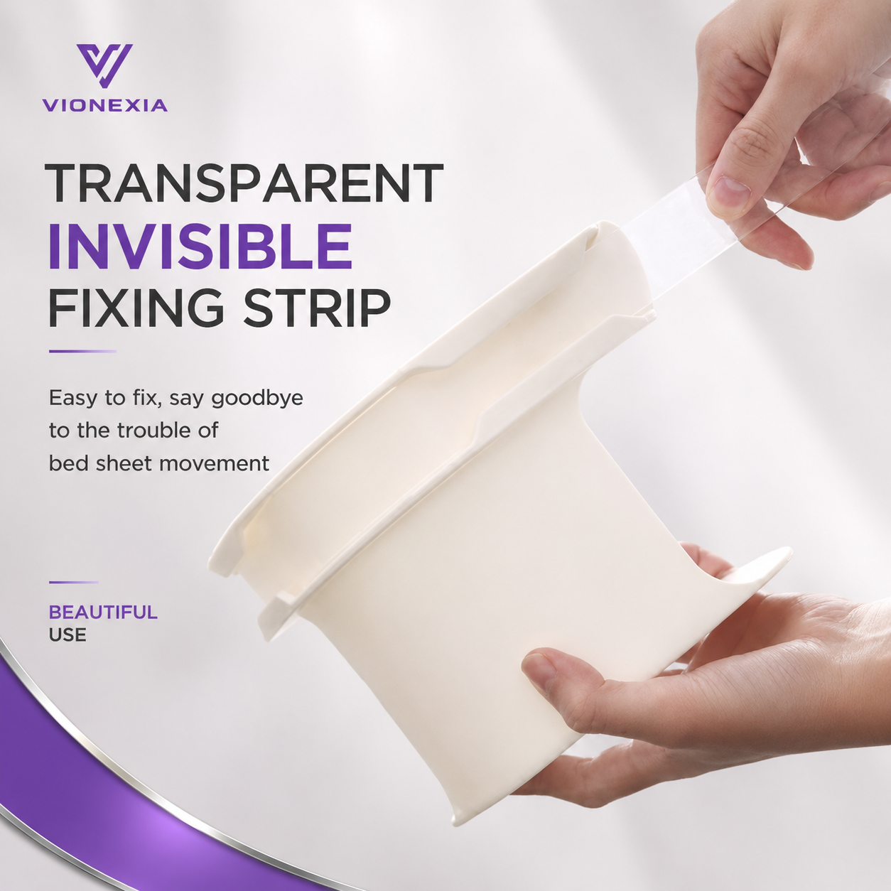 VIONEXIA™ SheetLock Bed Sheet Holder (4-Pack)