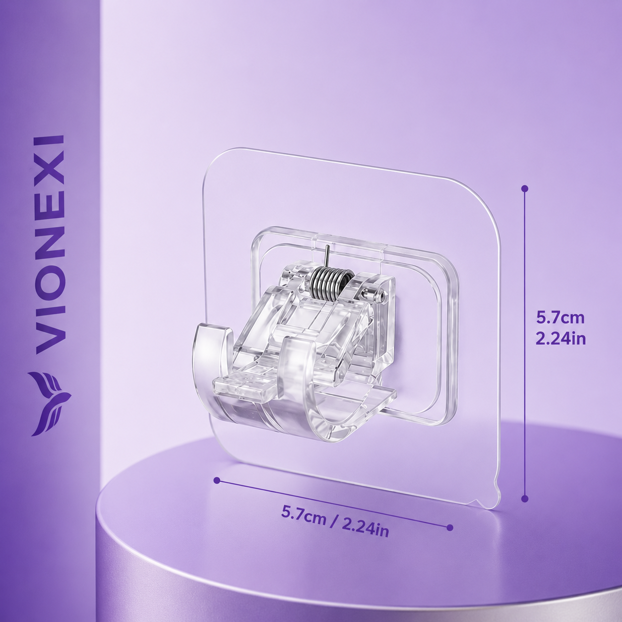 VIONEXIA™ GripLock Wall Clips (8-Pack)