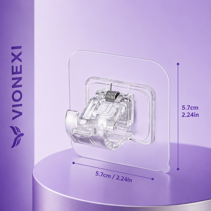 VIONEXIA™ GripLock Wall Clips (8-Pack)