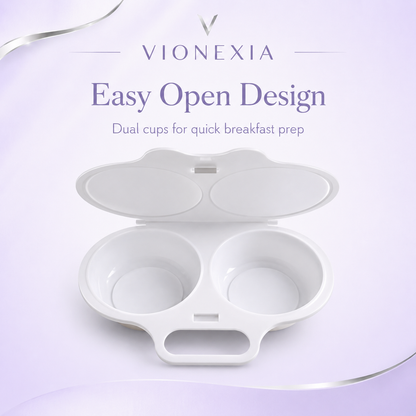 VIONEXIA™ EggMate Duo – Microwave Egg Cooker