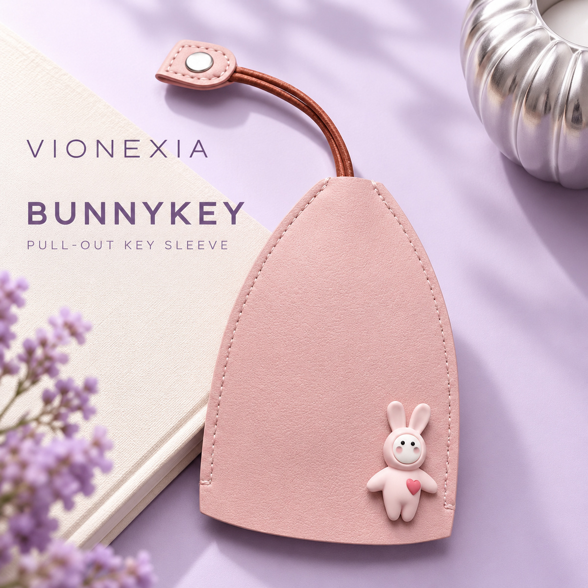 VIONEXIA™ BunnyKey – Pull-Out Key Sleeve