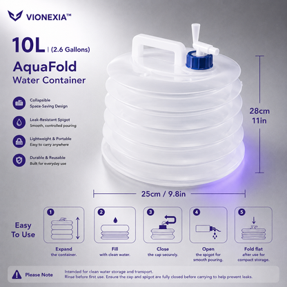 VIONEXIA™ AquaFold Water Container