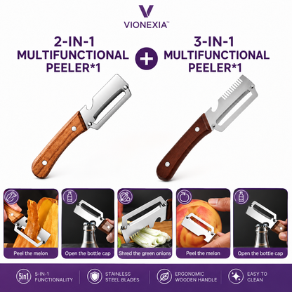 VIONEXIA™ PrepEdge 5-in-1 Peeler Set