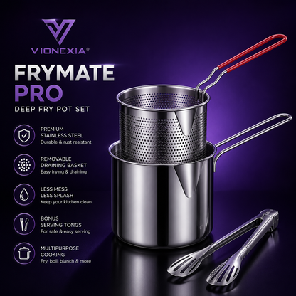 VIONEXIA™ FryMate Pro Deep Fry Pot Set
