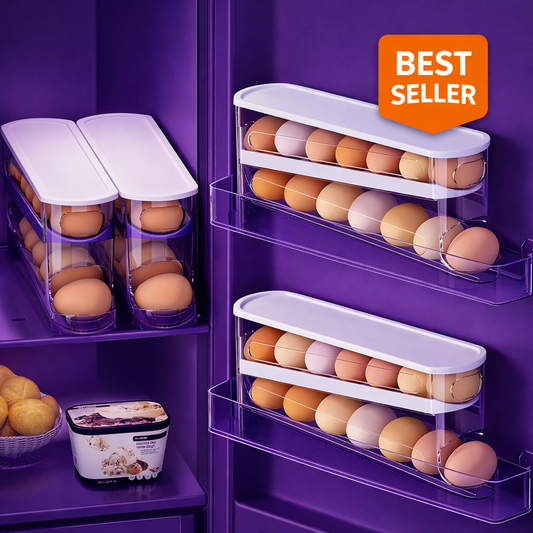 VIONEXIA™ EggSlide — Automatic Egg Roller Organizer