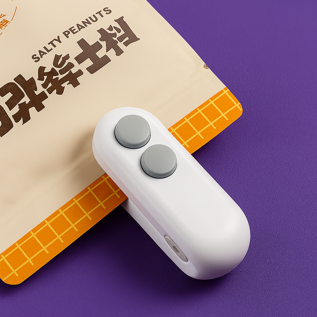 VIONEXIA™ SealMate™ – Mini Heat Bag Sealer & Cutter (2-in-1)