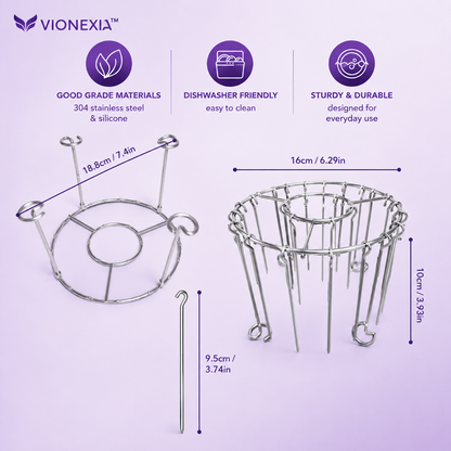 VIONEXIA™ GrillRing Skewer Rack