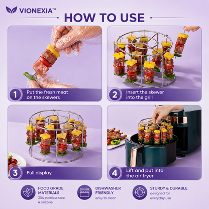 VIONEXIA™ GrillRing Skewer Rack