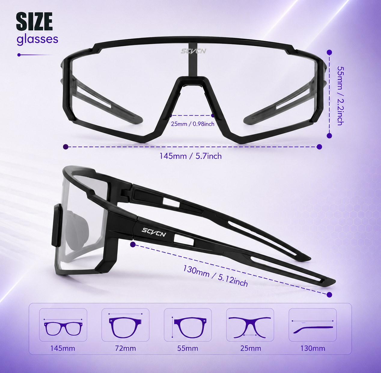 VIONEXIA™ AdaptiveVision Shield Glasses