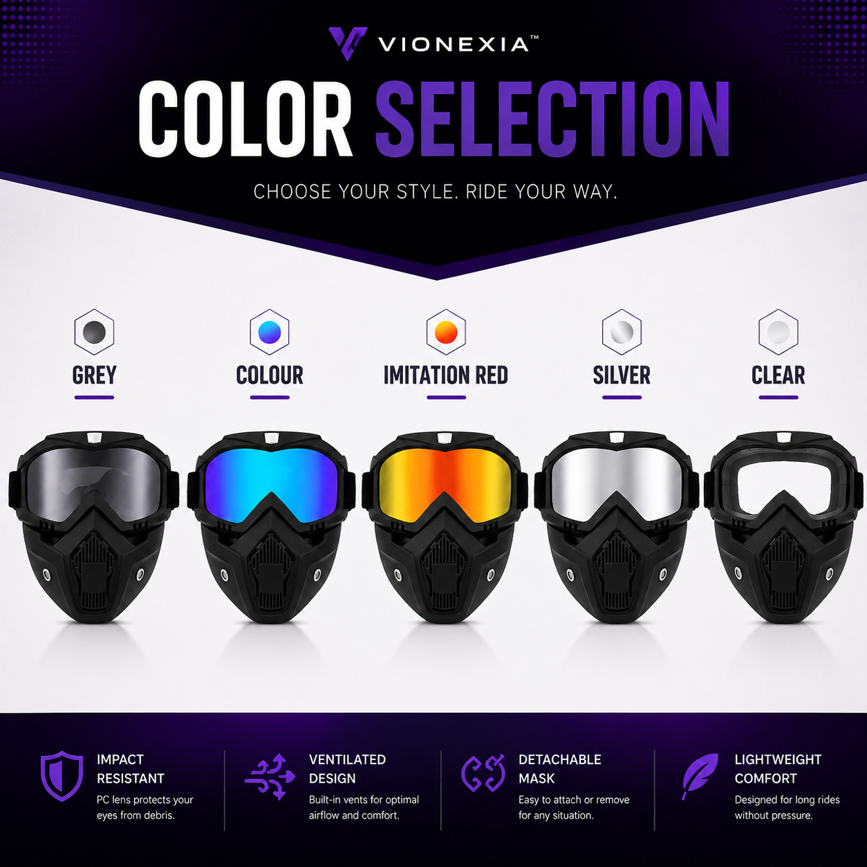 VIONEXIA™ SafeVision Goggles