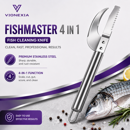 VIONEXIA™ FishMaster 4-in-1 Fish Cleaning Knife