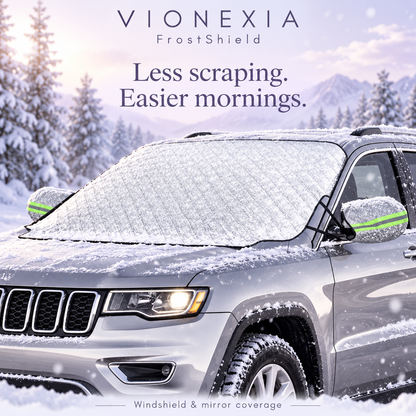 VIONEXIA™ FrostShield – All-Season Windshield & Mirror Cover