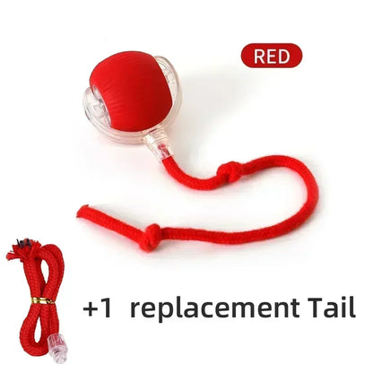 Comfy4Pets™ 360° Interactive Rolling Pet Ball with Faux Tail