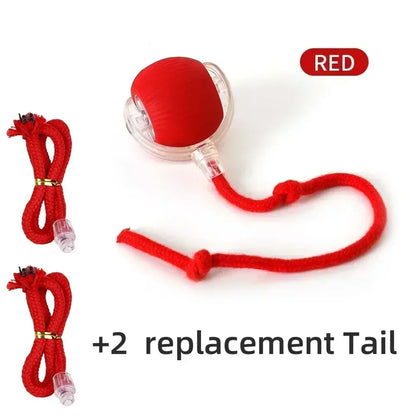 Comfy4Pets™ 360° Interactive Rolling Pet Ball with Faux Tail