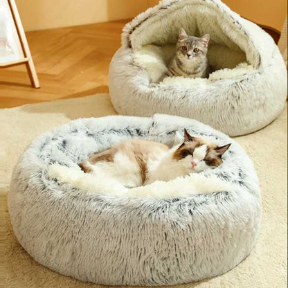 Comfy4Pets™ 2-in-1 Plush Pet Bed & Sleep Bag